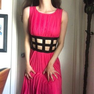 BCBG Gisele ultra pink dress